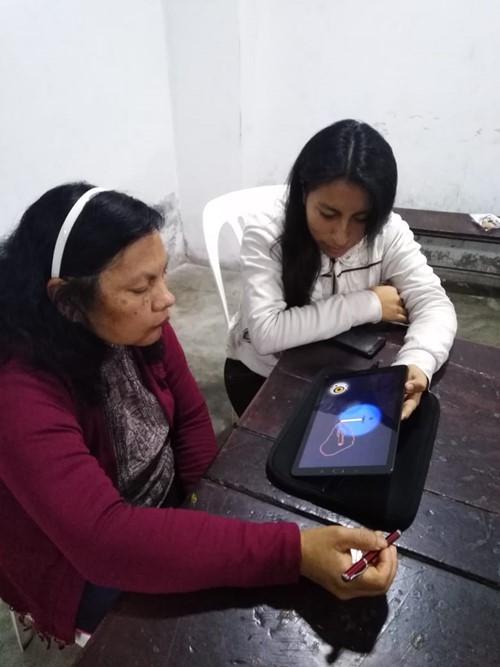 Vi har påbörjat vårt läs-och skrivprogram i El Agustino, Lima